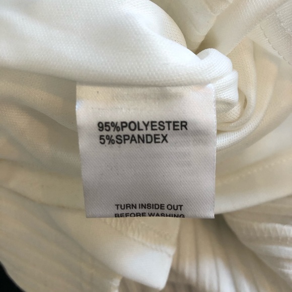 Sabo Skirt | White Mariko Ribbed Dress | S - Picture 4 of 6